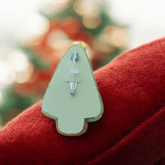 【ブローチ】羊毛フェルト クリスマスツリー クリスマス | 3枚目